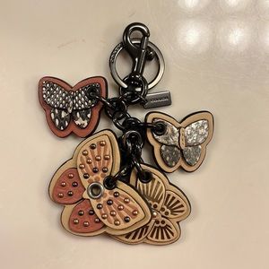 Coach Butterflies Keychain/bag charm